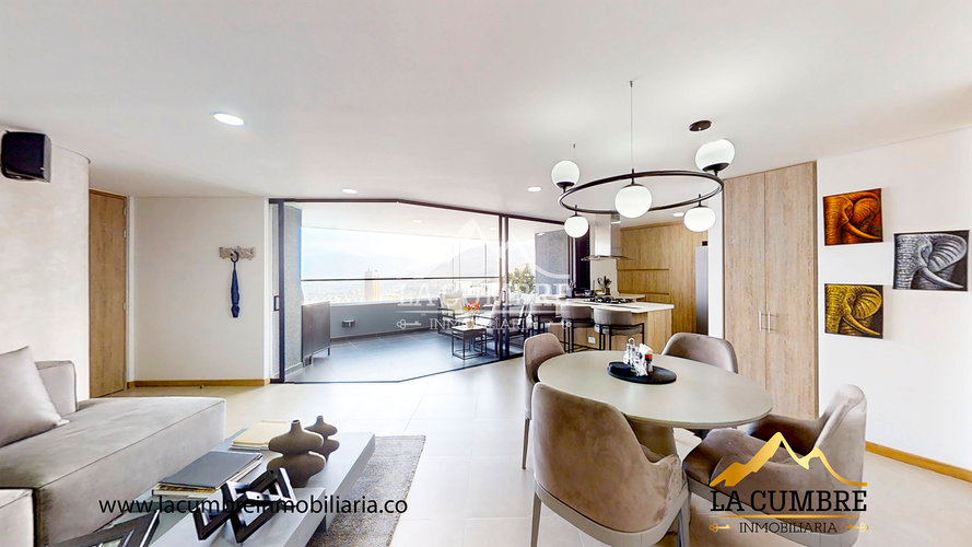Apartamento de 3 alcobas en arriendo en Vía Las Palmas, Medellín, 110 m² · foto 4 de 20