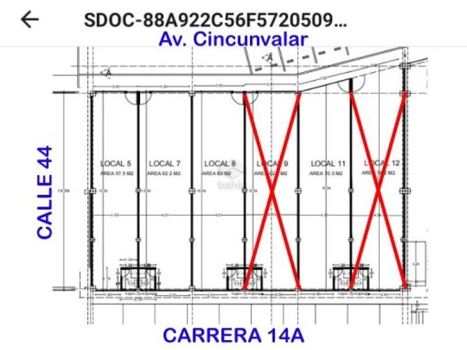 Local en arriendo en Urb. Vallejo, Montería, 58 m² · foto 4 de 4