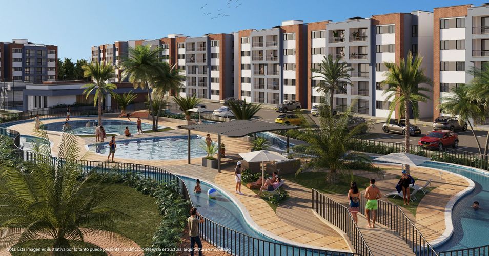 Apartamento de 2 alcobas en venta en Cascajal, Cali, 65 m² · foto 3 de 3