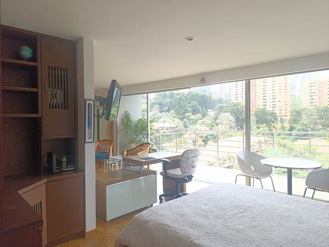 Apartamento de 1 alcoba en arriendo en Los Balsos, Medellín, 50 m² · foto 4 de 14