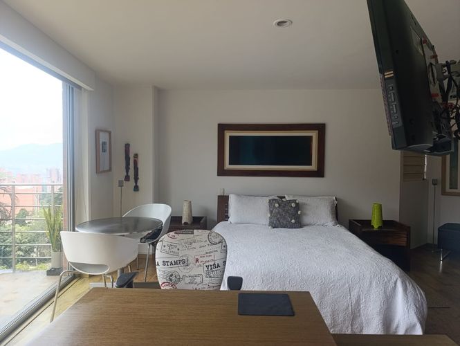 Apartamento de 1 alcoba en arriendo en Los Balsos, Medellín, 50 m² · foto 12 de 14