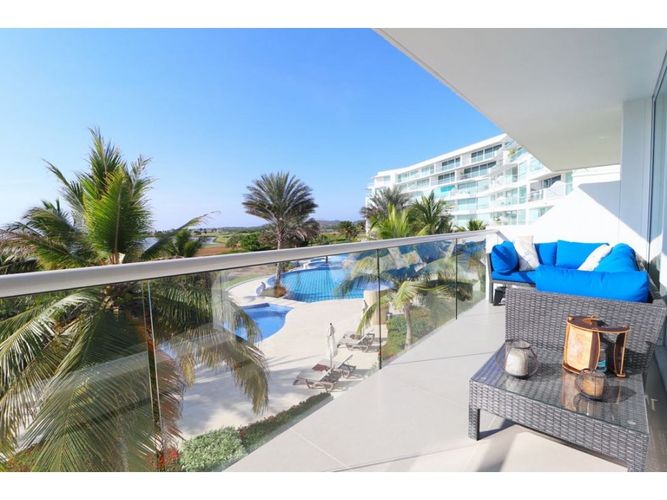 Apartamento de 3 alcobas en arriendo en Punta Canoa, Cartagena, 172 m² · foto 2 de 24