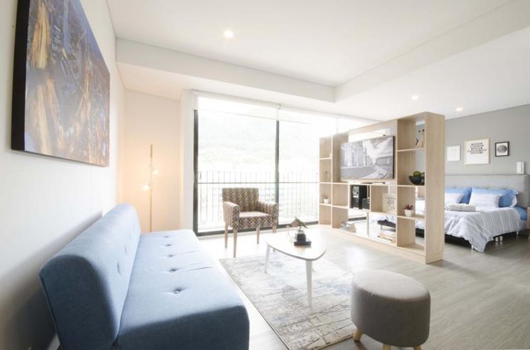 Apartaestudio en venta en La Merced, Bogotá, 53 m² · foto 9 de 24