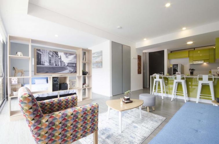 Apartaestudio en venta en La Merced, Bogotá, 53 m² · foto 17 de 24