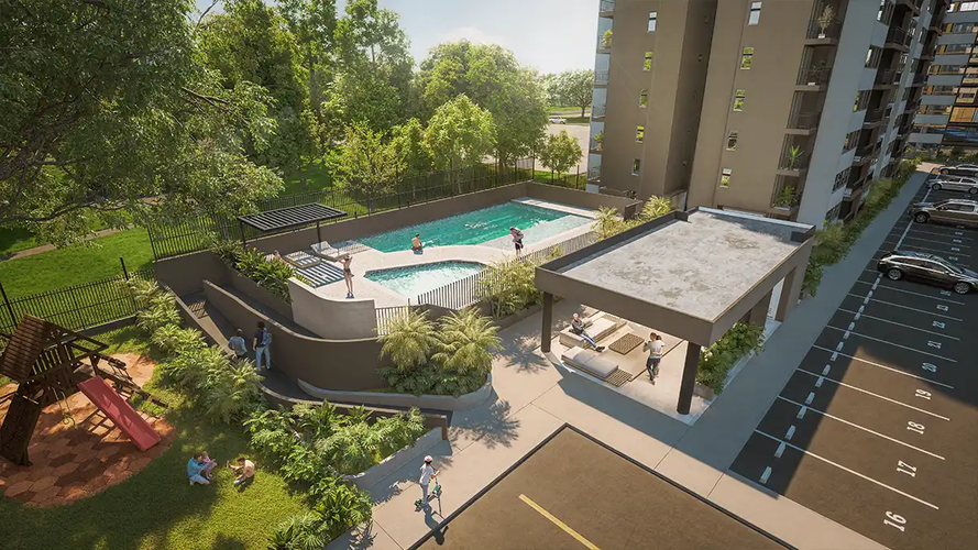 Apartamento de 2 alcobas en venta en Cachipay, Cali, 86 m² · foto 2 de 4
