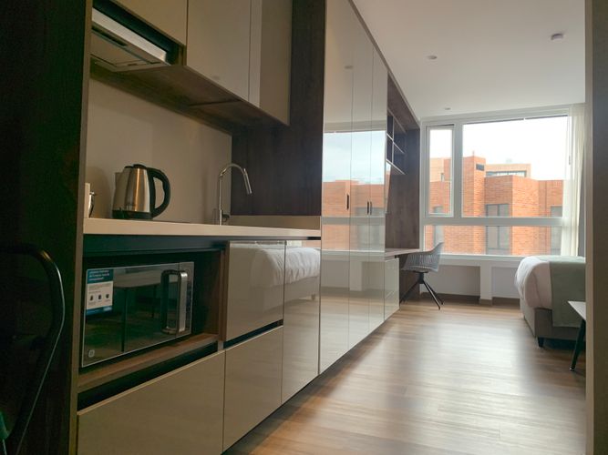 Apartaestudio en venta en Santa Paula, Bogotá, 29 m² · foto 11 de 14