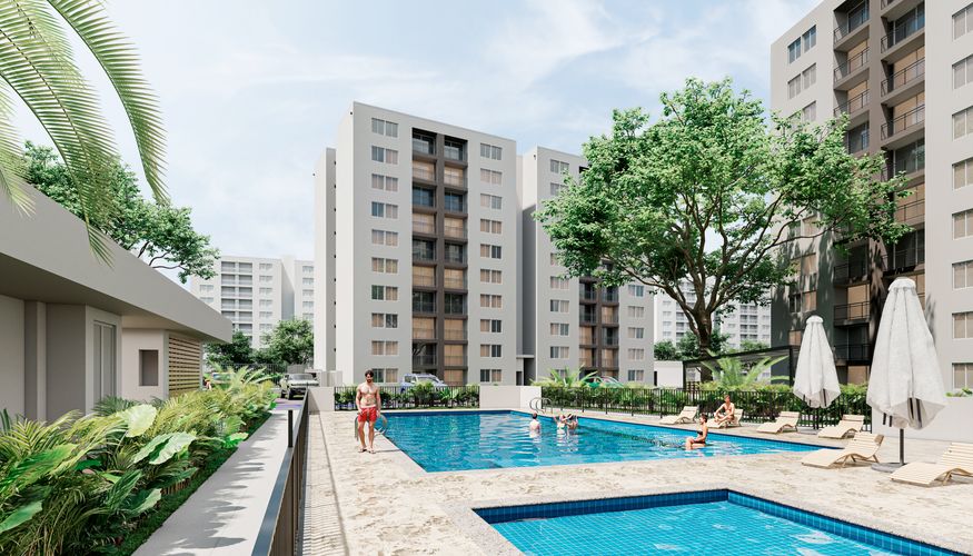 Apartamento de 2 alcobas en venta en Cachipay, Cali, 62 m² · foto 5 de 8