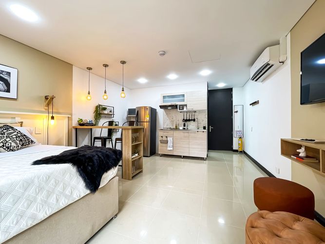 Apartamento de 1 alcoba en arriendo en El Poblado, Medellín, 32 m² · foto 2 de 10