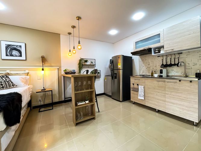 Apartamento de 1 alcoba en arriendo en El Poblado, Medellín, 32 m² · foto 3 de 10