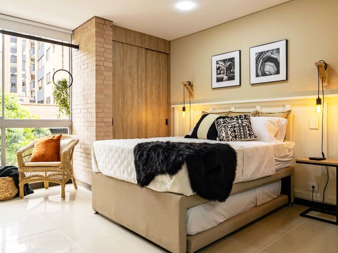 Apartamento de 1 alcoba en arriendo en El Poblado, Medellín, 32 m² · foto 8 de 10