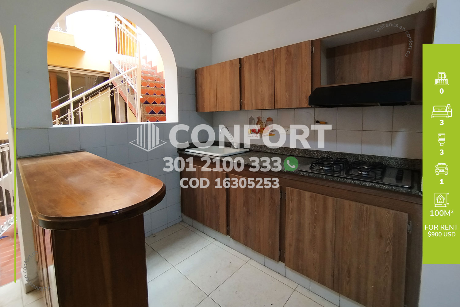 Apartamento en Arriendo en Conquistadores, Medellín en San Joaquin