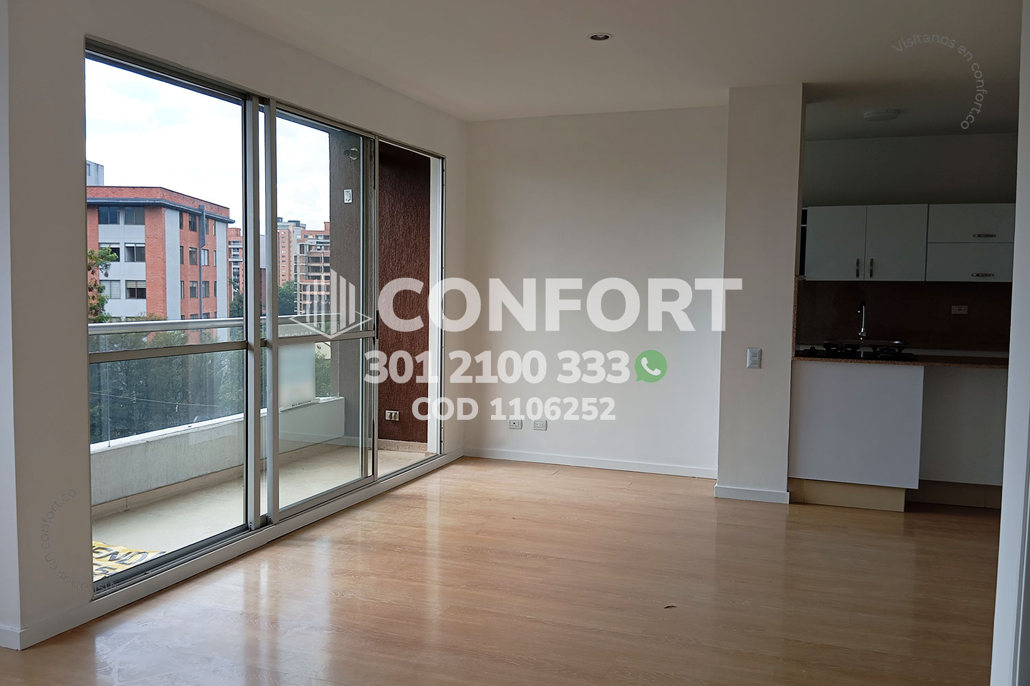 1BR Apartment in Loma del Esmeraldal (75 m²) - 4