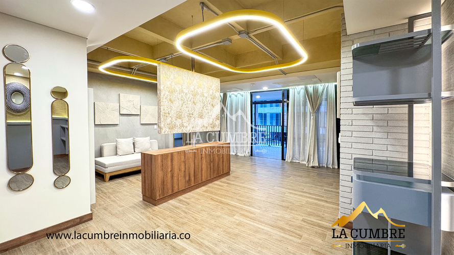 Apartamento de 1 alcoba en venta en Ciudad Del Río, Medellín, 90 m² · foto 2 de 14