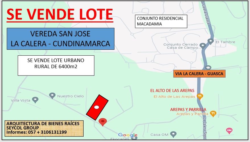Lote en venta en San Jose De La Concepcion, La Calera, 6400 m² · foto 2 de 12