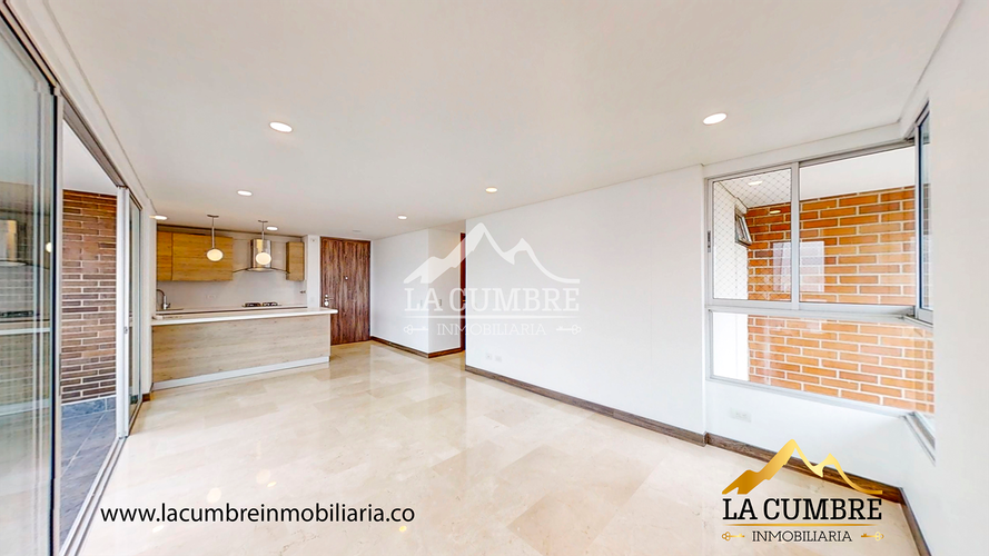 Apartamento de 3 alcobas en arriendo en Los Parra, Medellín, 159 m² · foto 2 de 16