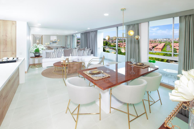 Apartamento de 3 alcobas en venta en Valle Del Lili, Cali, 127 m² · foto 2 de 17