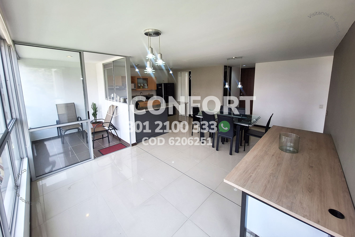 Apartamento en arriendo en Los Balsos, Medellín · foto 3 de 24