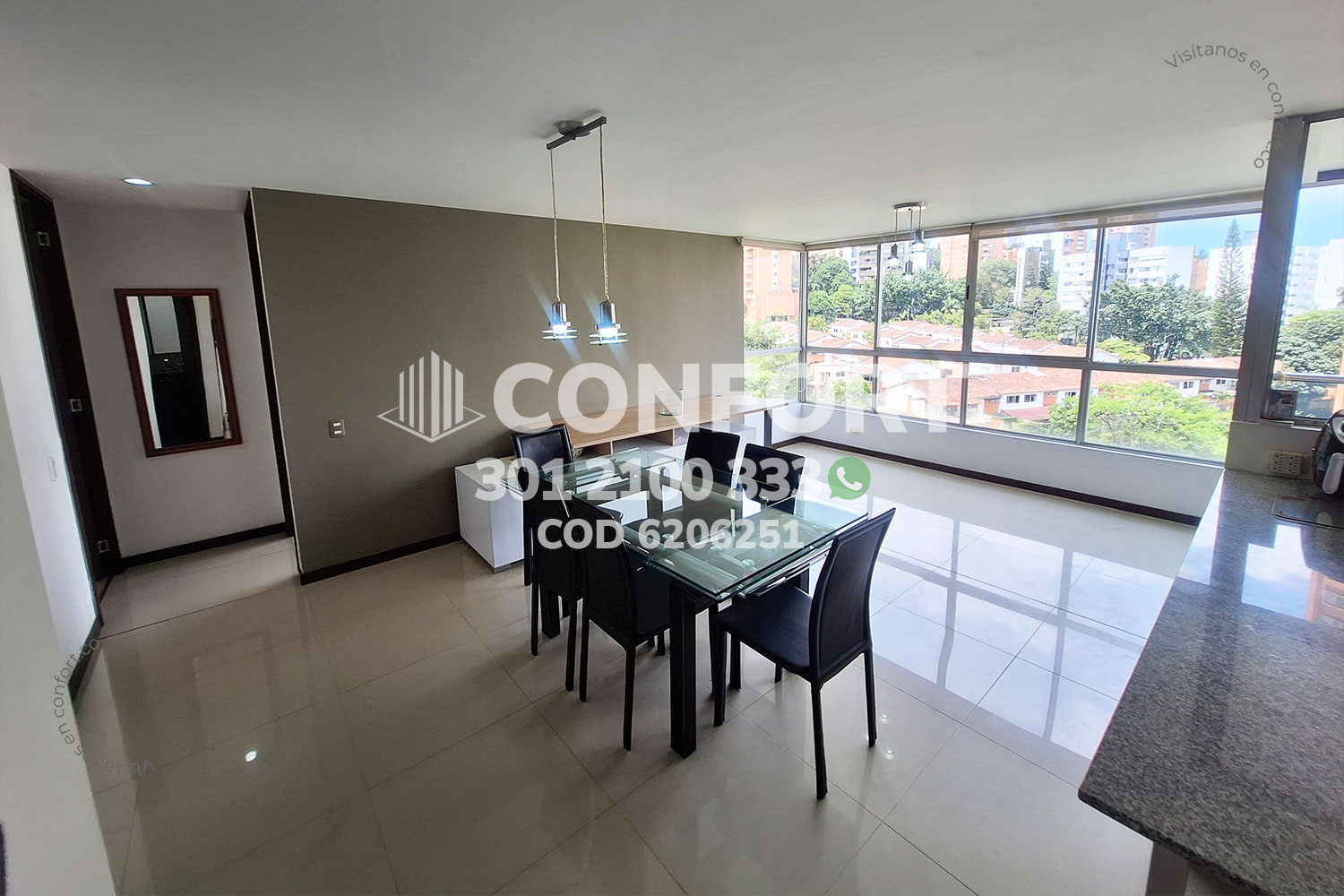 Apartamento en arriendo en Los Balsos, Medellín · foto 4 de 24