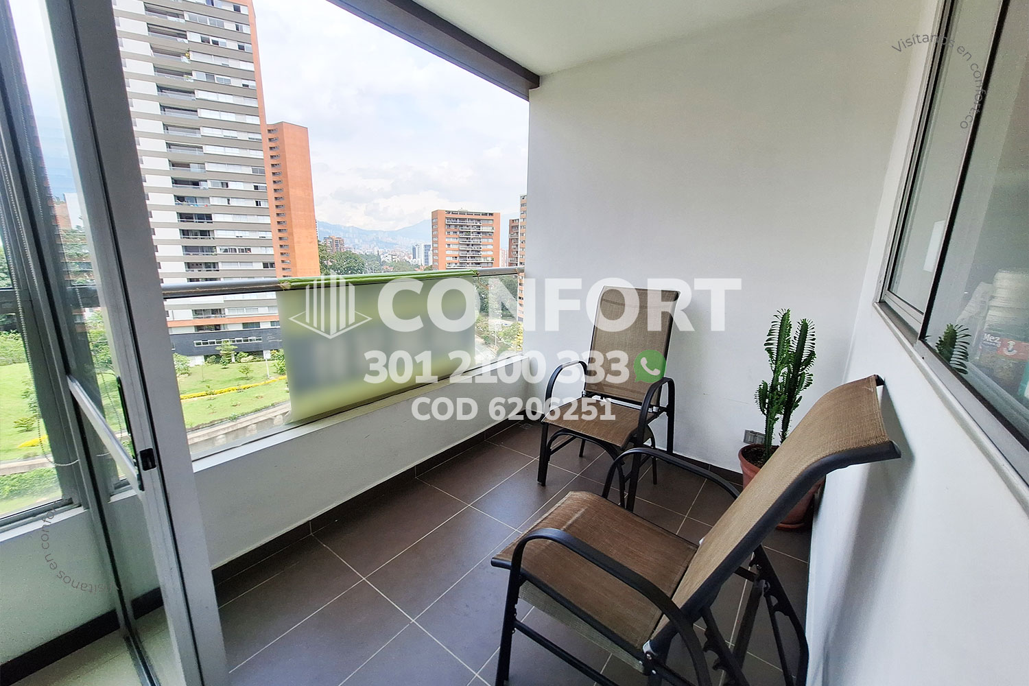 Apartamento en arriendo en Los Balsos, Medellín · foto 5 de 24