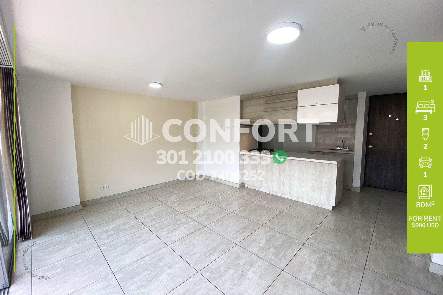 Apartamento en Arriendo en El chingui, Envigado en El Salado