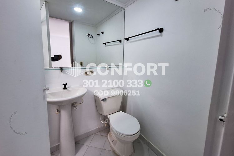 Apartamento de 3 alcobas en arriendo en San Diego, Medellín, 70 m² · foto 23 de 24