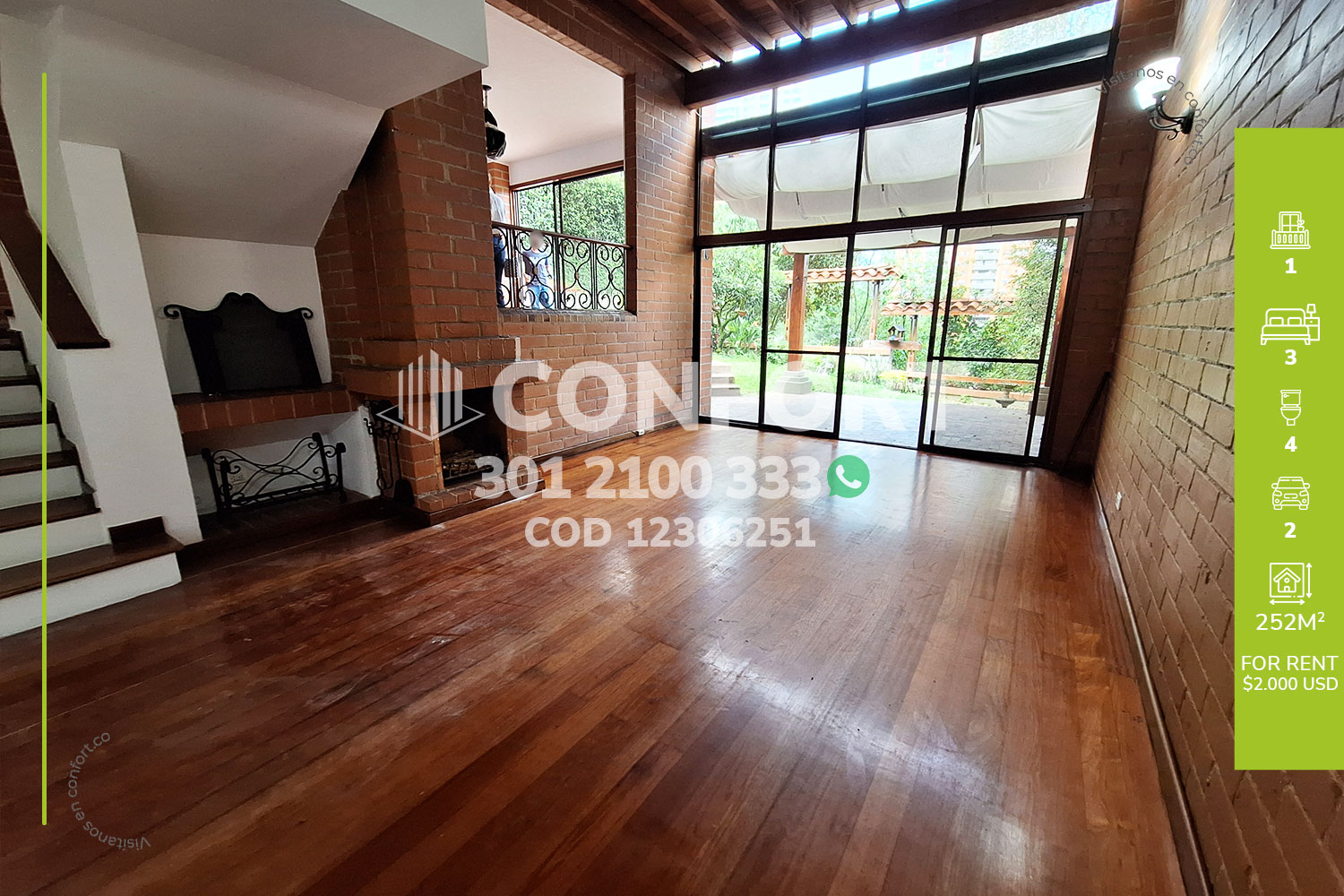 House for rent in Los Balsos, Medellín