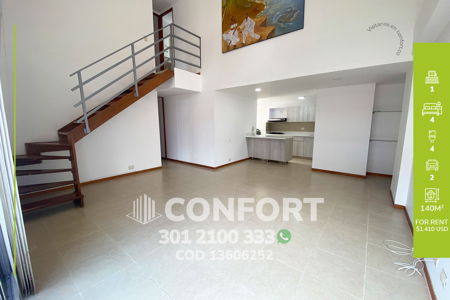 Apartamento en Arriendo en Villagrande, Envigado en Cd San Lucas