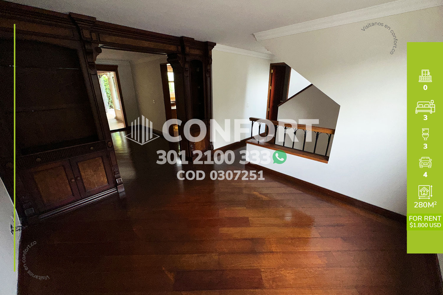 Casa en Arriendo en El Poblado, Medellín