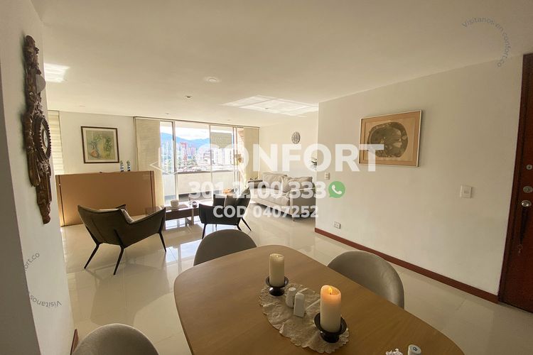 Apartamento de 3 alcobas en arriendo en Las Vegas, Envigado, 128 m² · foto 3 de 24
