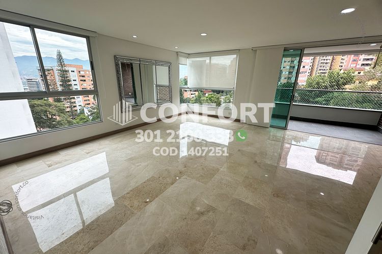 Apartamento de 3 alcobas en arriendo en Castropol, Medellín, 130 m² · foto 2 de 24