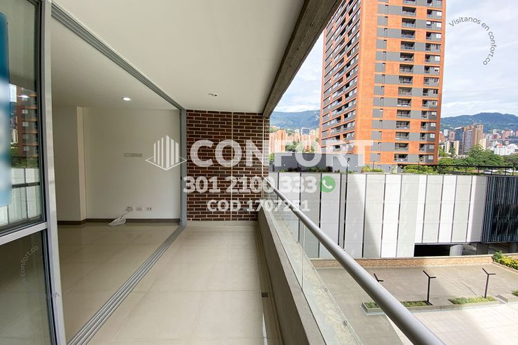 Apartamento de 3 alcobas en arriendo en Ciudad Del Río, Medellín, 87 m² · foto 2 de 24