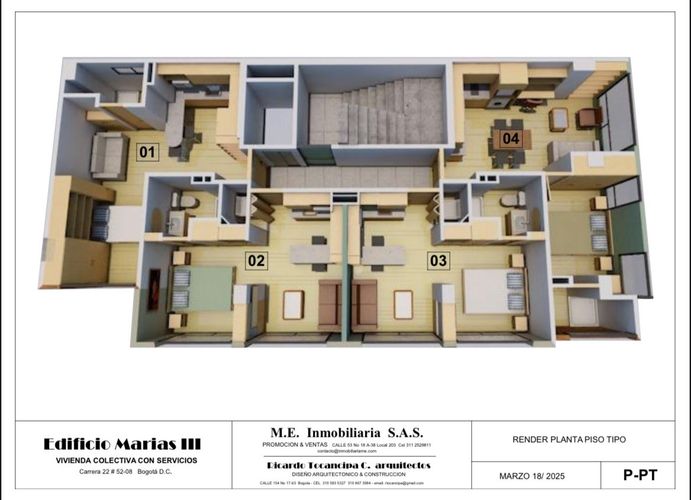 Apartaestudio en venta en Galerias, Bogotá, 27 m² · foto 8 de 14