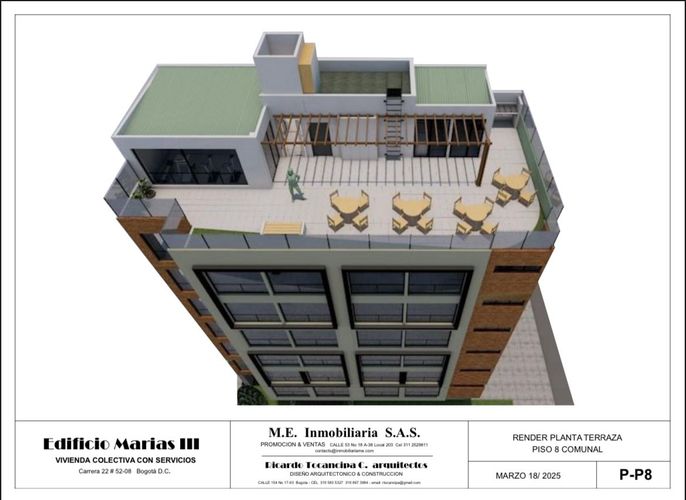 Apartaestudio en venta en Galerias, Bogotá, 25 m² · foto 8 de 18