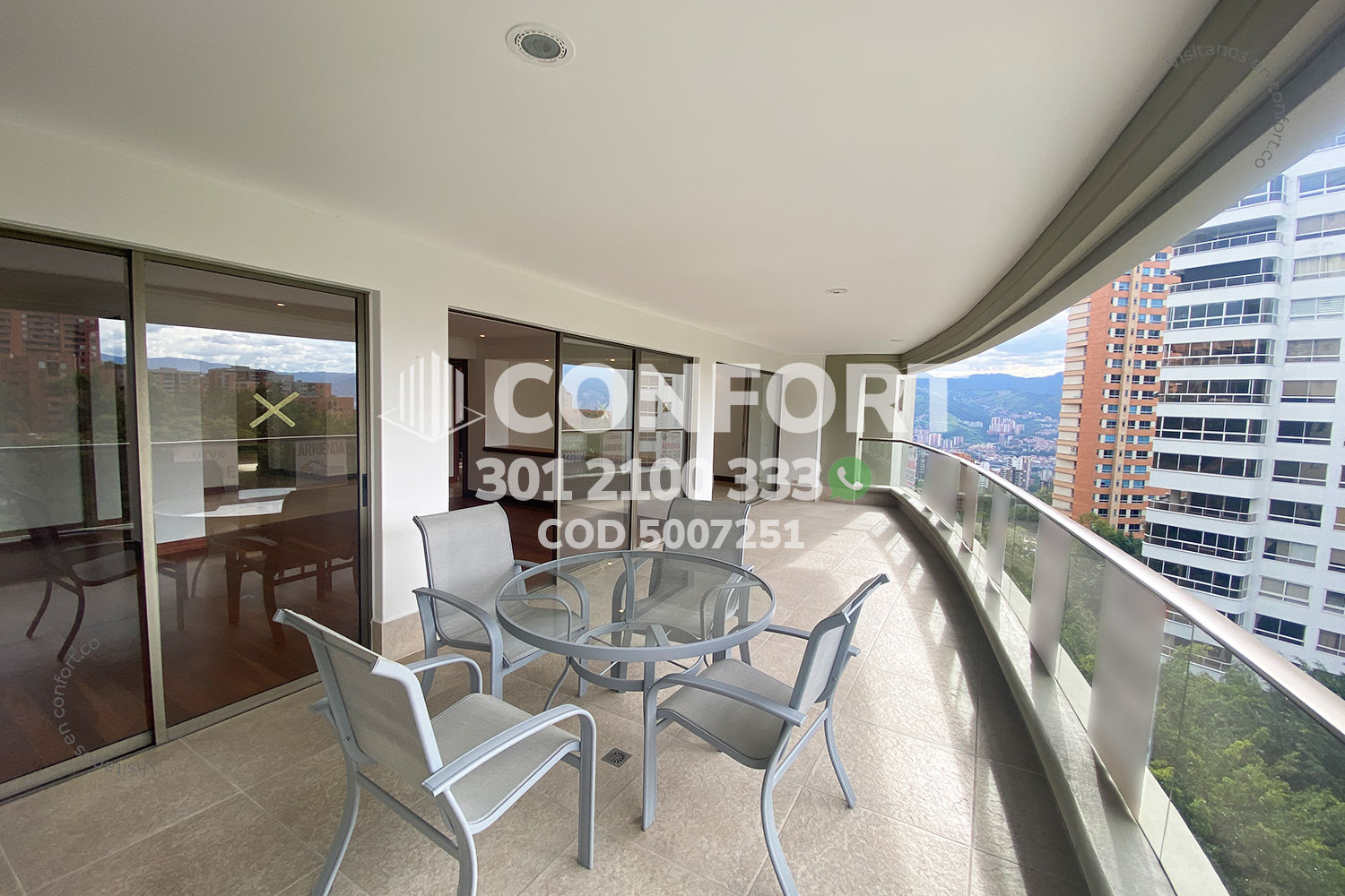 Apartamento en arriendo en Los Balsos, Medellín · foto 5 de 24