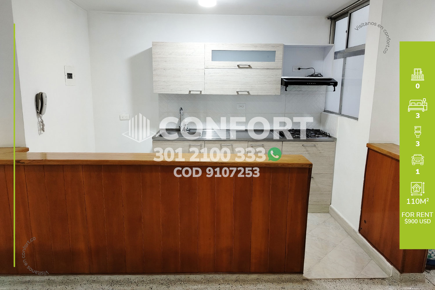 Apartamento en Arriendo en Laureles, Medellín