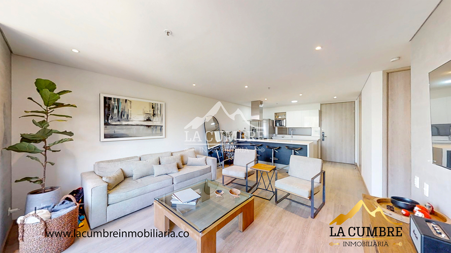 Apartamento de 1 alcoba en arriendo en Los Balsos, Medellín, 70 m² · foto 3 de 13