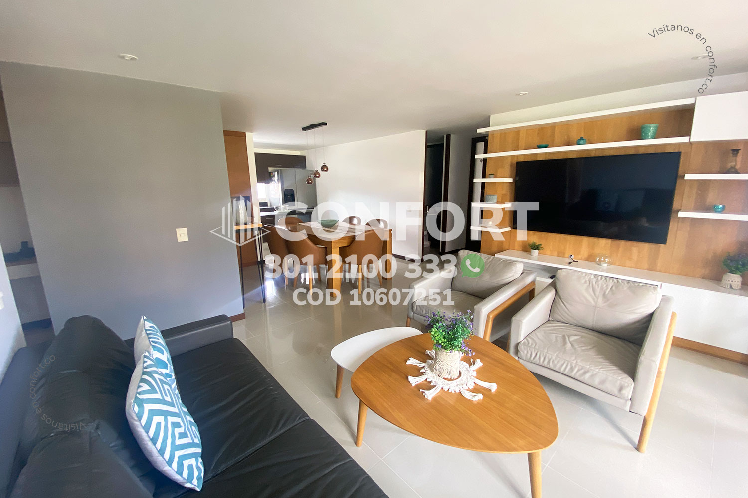 Apartamento en arriendo en Los Naranjos, Medellín · foto 2 de 24