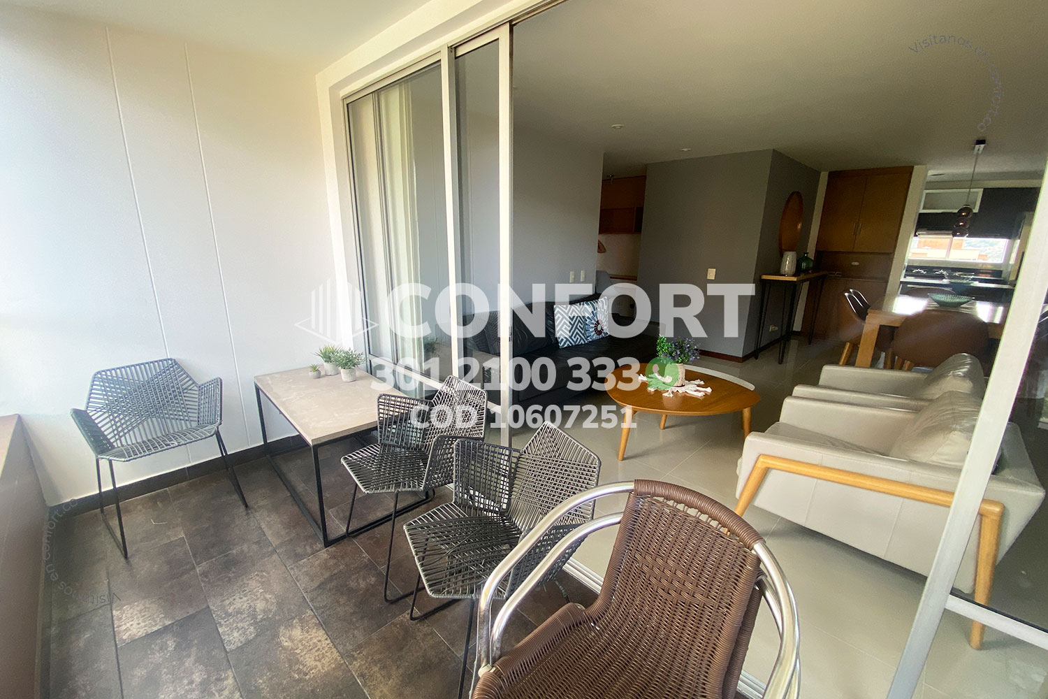 Apartamento en arriendo en Los Naranjos, Medellín · foto 3 de 24