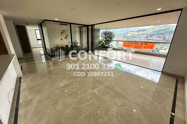 Apartamento de 3 alcobas en arriendo en Santa Maria De Los Angeles, Medellín, 205 m² · foto 3 de 24