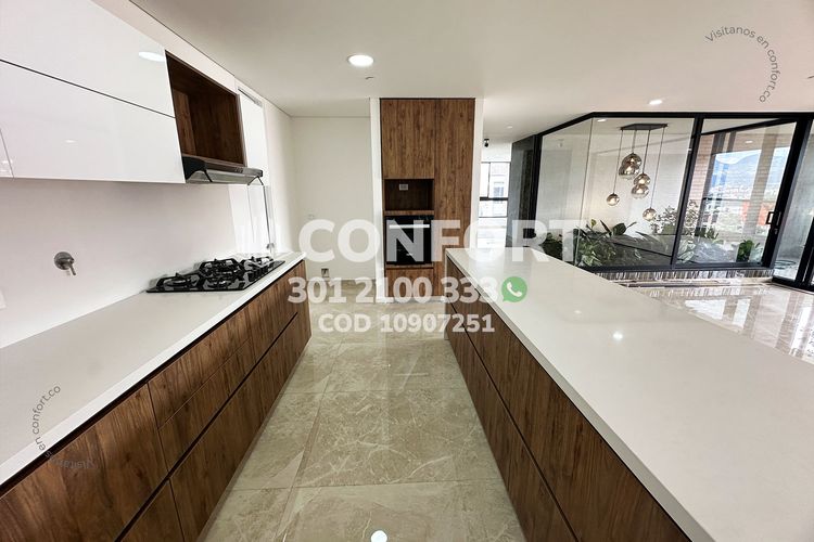 Apartamento de 3 alcobas en arriendo en Santa Maria De Los Angeles, Medellín, 205 m² · foto 6 de 24