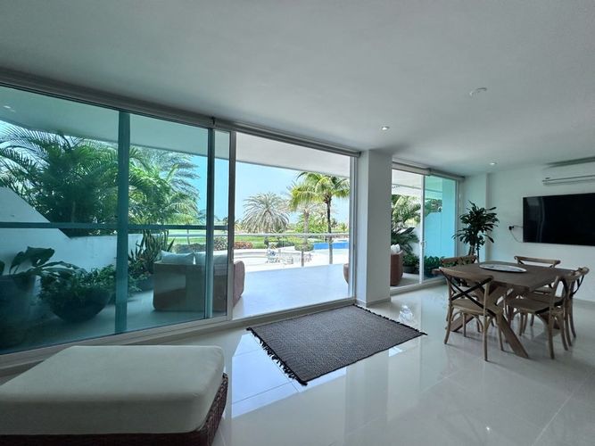 Apartamento de 3 alcobas en arriendo en Punta Canoa, Cartagena, 179 m² · foto 6 de 24