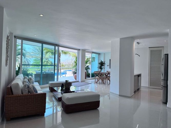 Apartamento de 3 alcobas en arriendo en Punta Canoa, Cartagena, 179 m² · foto 8 de 24