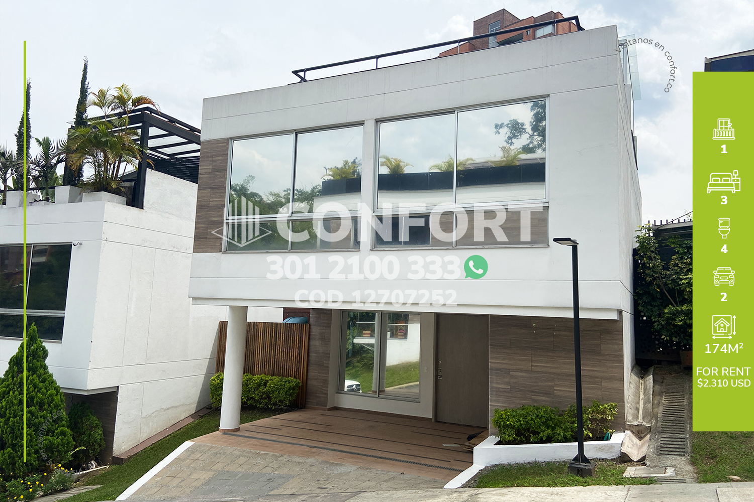 Casa en Arriendo en Loma del Esmeraldal, Envigado