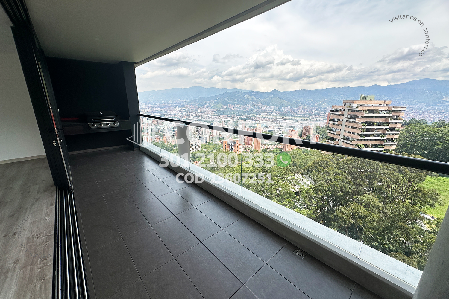 Apartamento en arriendo en Altos Del Poblado, Medellín · foto 5 de 24