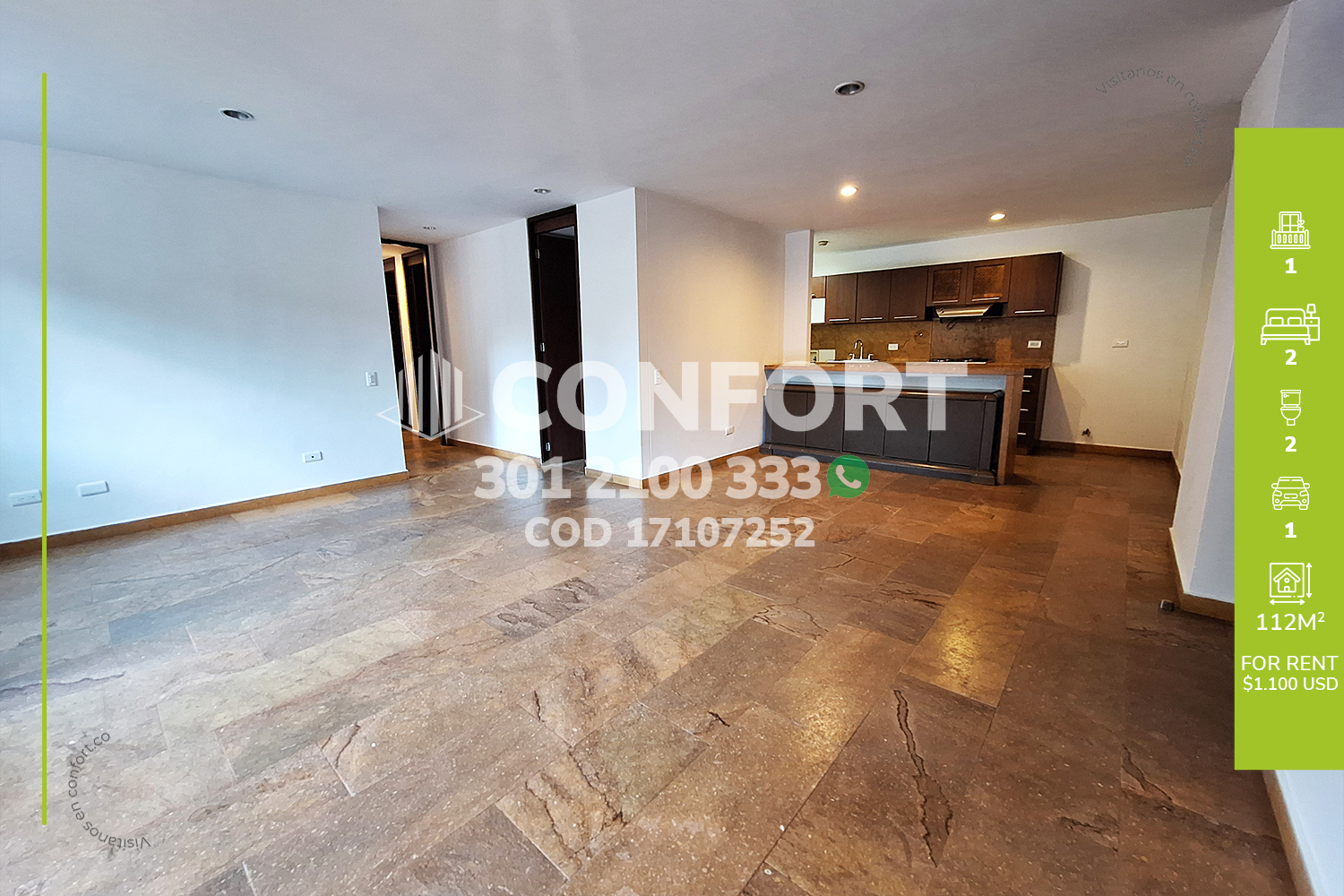 Apartamento en Arriendo en Cumbres, Envigado
