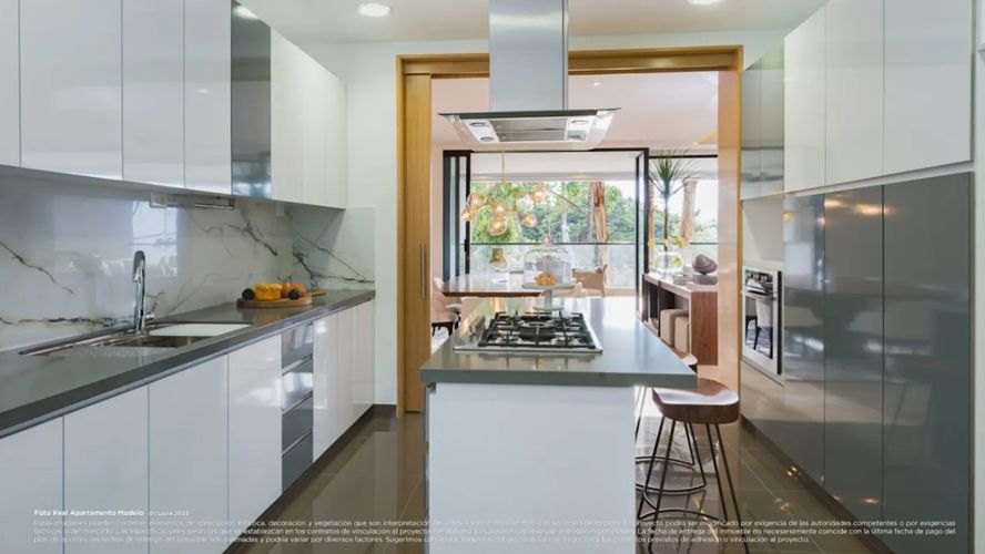 Apartamento de 2 alcobas en venta en Los Balsos, Medellín, 82 m² · foto 4 de 15