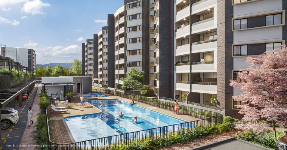 Apartamento de 2 alcobas en venta en Bochalema, Cali, 85 m² · foto 5 de 5