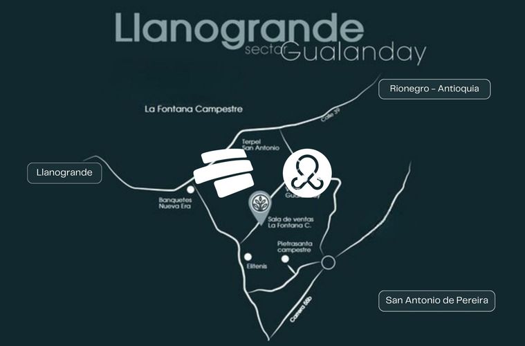 Lote en venta en Llano Grande, Rionegro, 119 m² · foto 5 de 13