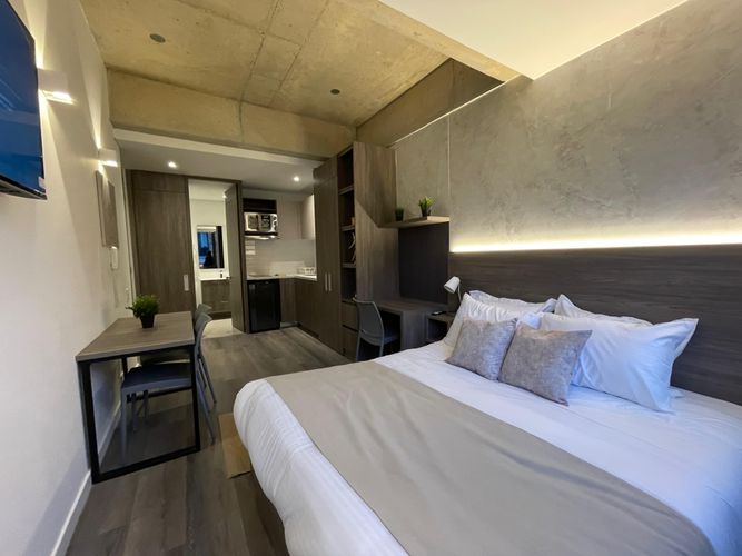 Apartamento de 1 alcoba en venta en El Virrey, Bogotá, 29 m² · foto 2 de 3