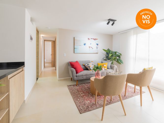 Apartamento de 3 alcobas en venta en El Trapiche, Bello, 62 m² · foto 2 de 8